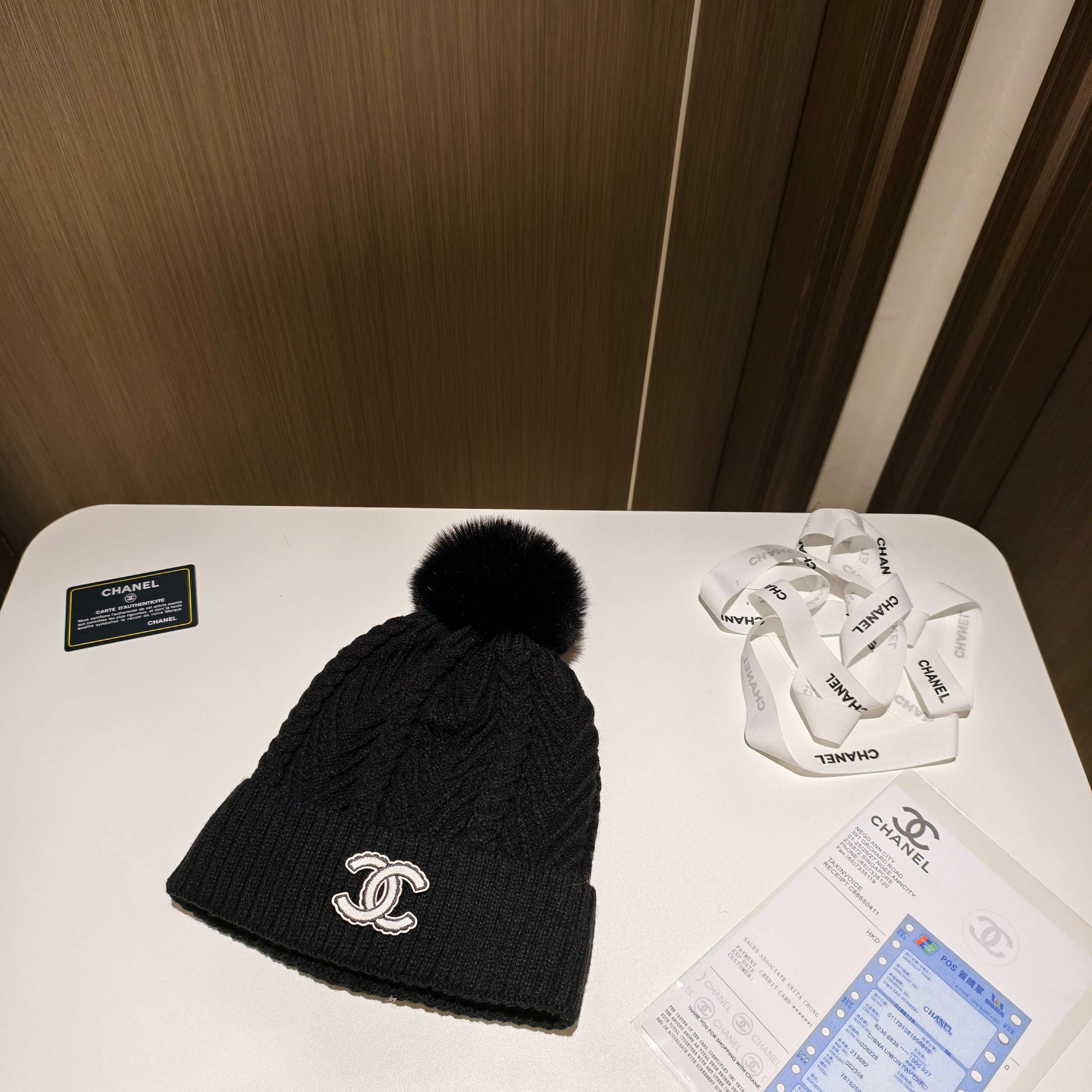[TOP] CHANEL Knitted Hat - 4 Colour