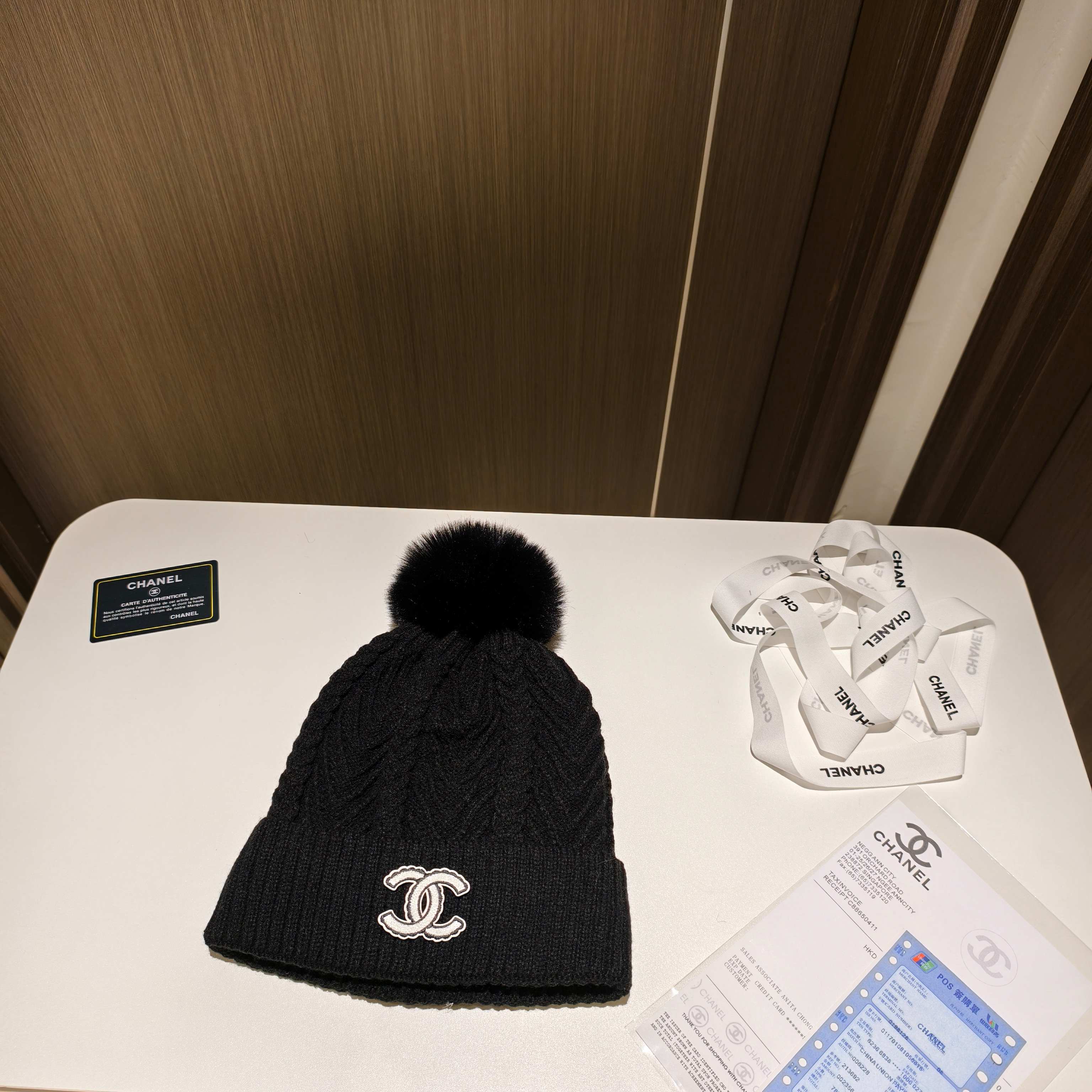 [TOP] CHANEL Knitted Hat - 4 Colour