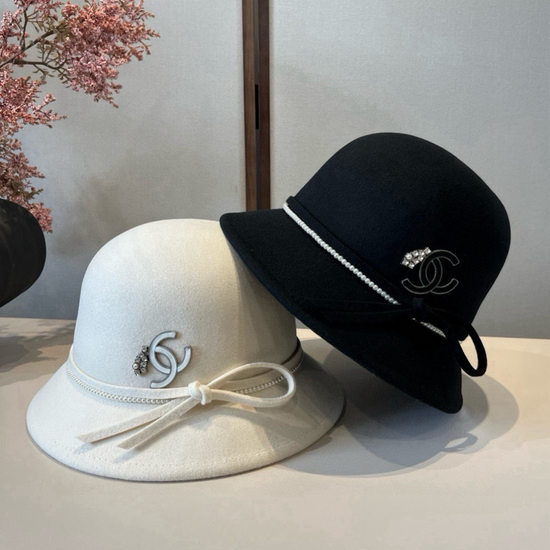 [TOP] CHANEL Bowler Hat - 2 Colour