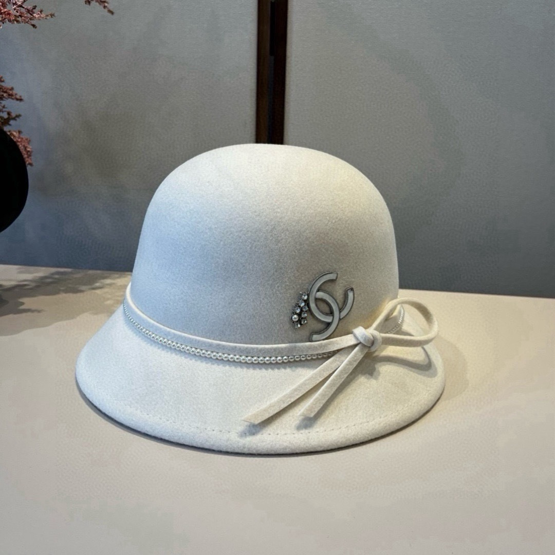 [TOP] CHANEL Bowler Hat - 2 Colour