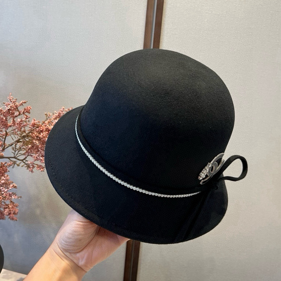 [TOP] CHANEL Bowler Hat - 2 Colour