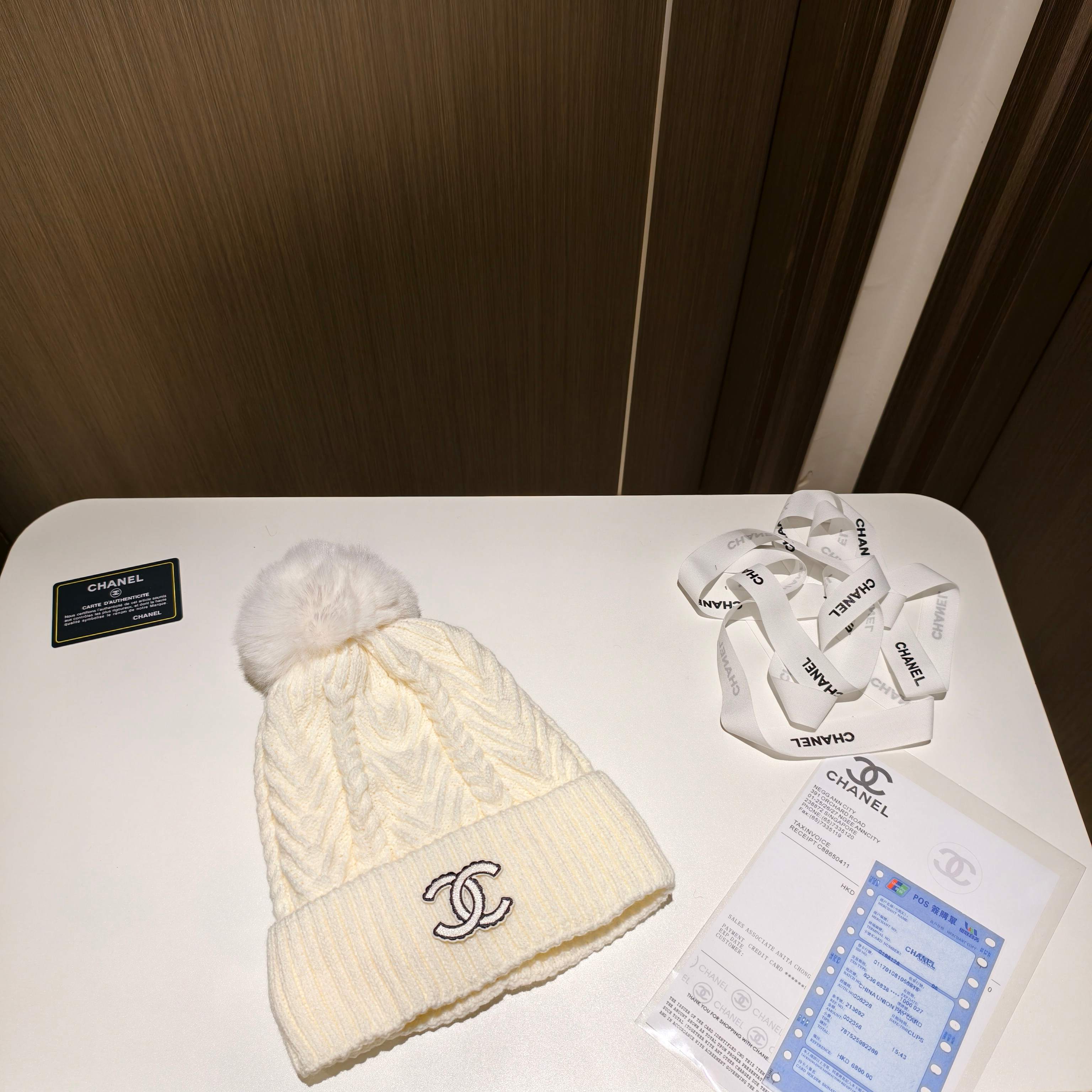 [TOP] CHANEL Knitted Hat - 4 Colour