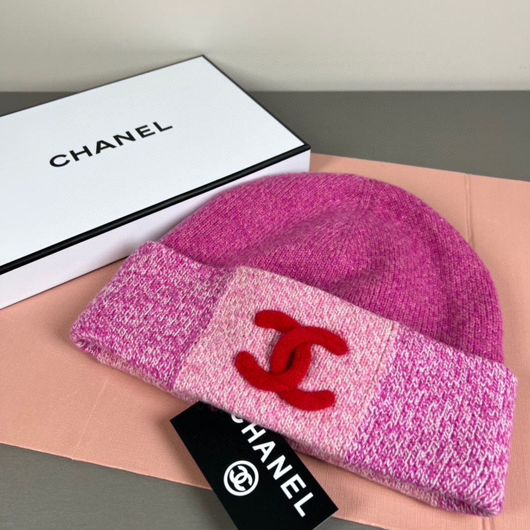 [TOP] CHANEL Knitted Hat - 2 Colour
