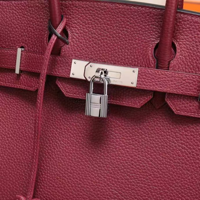 [TOP] HERMES Birkin Togo Leather 25cm/30cm/35cm - Rouge H & SHW