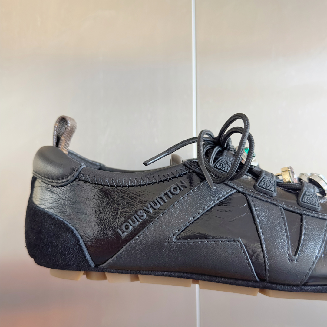 [TOP] Louis Vuitton LV Sneakerina Sneakers - Black