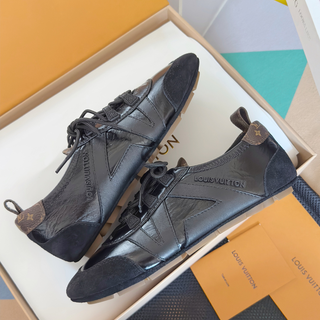 [TOP] Louis Vuitton LV Sneakerina Sneakers - Black - 711 Luxury