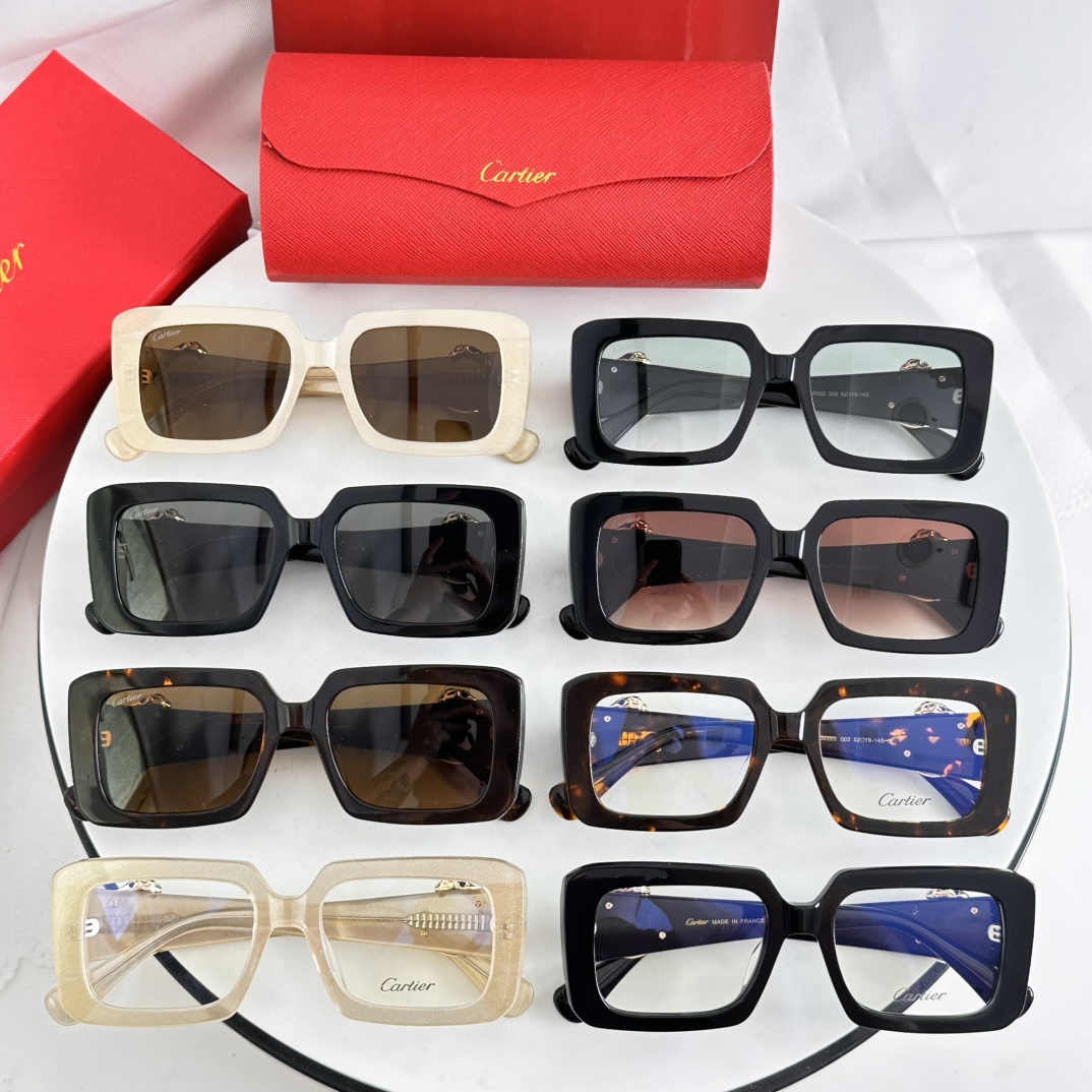 [TOP] CARTIER Sunglasses - 8 Colors