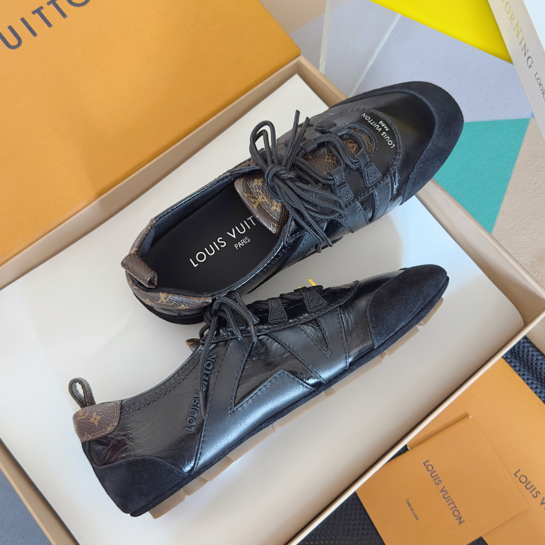 [TOP] Louis Vuitton LV Sneakerina Sneakers - Black - 711 Luxury