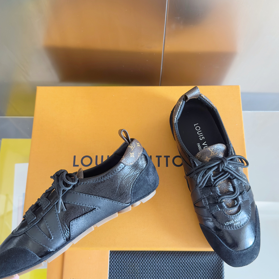 [TOP] Louis Vuitton LV Sneakerina Sneakers - Black - 711 Luxury