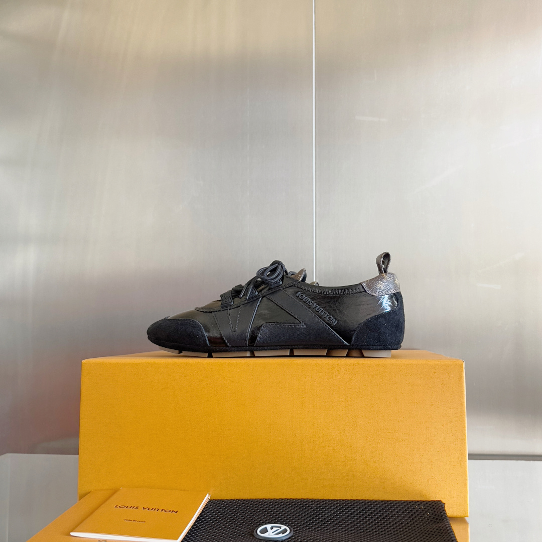[TOP] Louis Vuitton LV Sneakerina Sneakers - Black - 711 Luxury