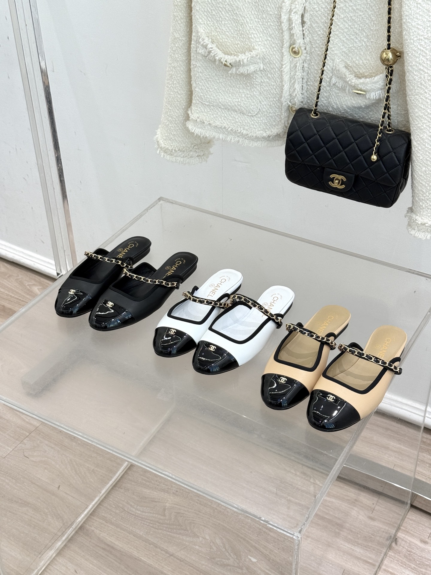 [TOP] CHANEL CC Flat Slides - 3 Color