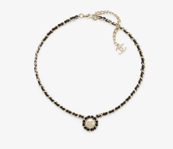 [TOP] CHANEL Long Necklace - Gold and Black