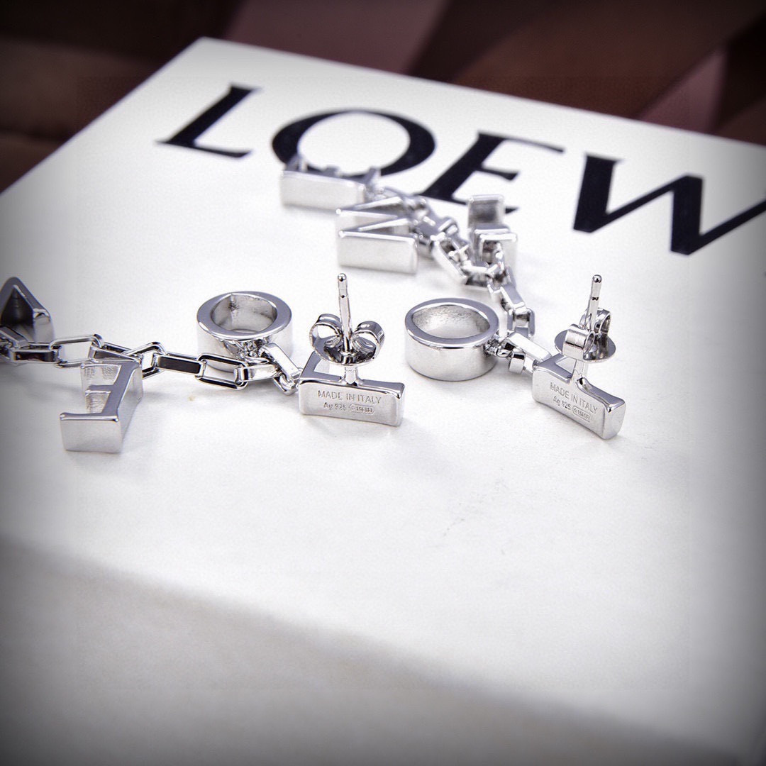 [TOP] LOEWE Earrings - Sliver