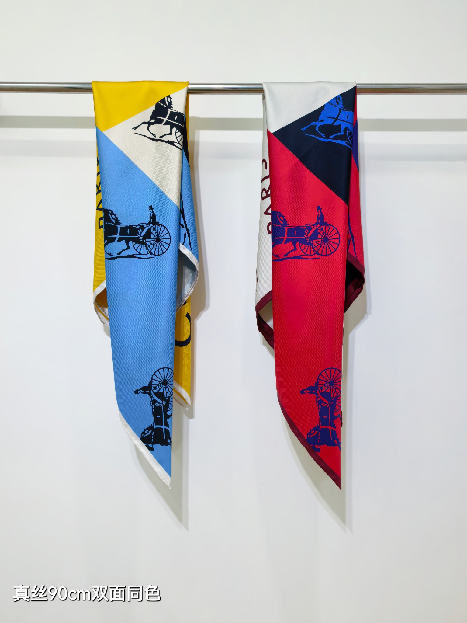 [TOP] CELINE Silk Scarf 90*90 cm - 2 Colors