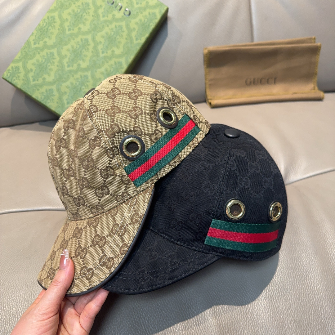 [TOP] GUCCI Classic Baseball Hat - 2 Colors