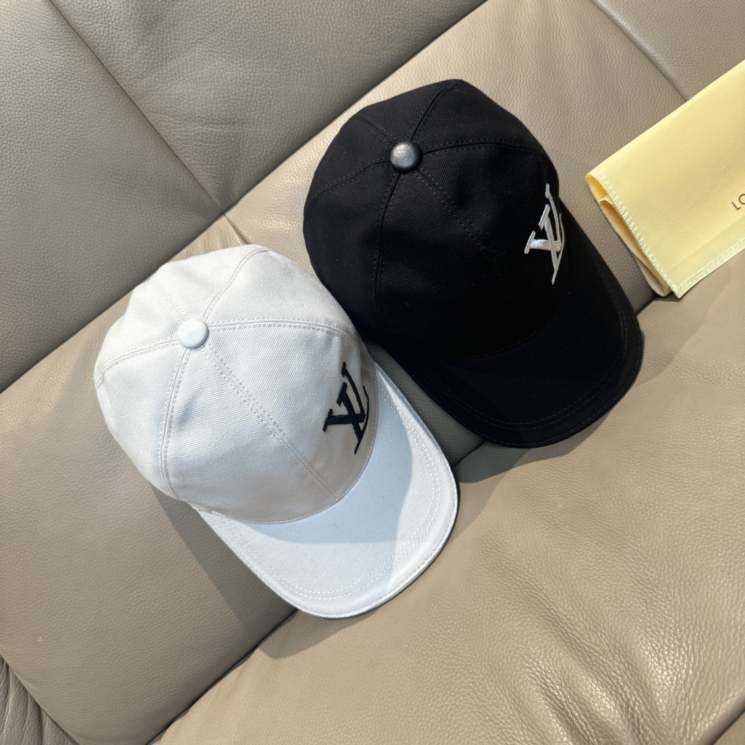 [TOP] Louis Vuitton LV Baseball Hat - 2 Color