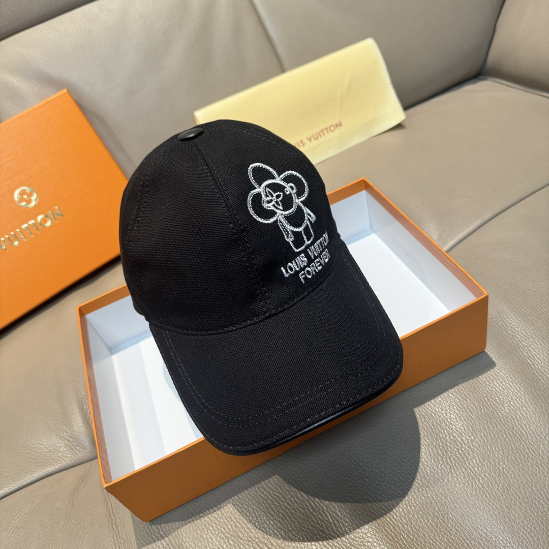 [TOP] Louis Vuitton LV Baseball Hat - 2 Color