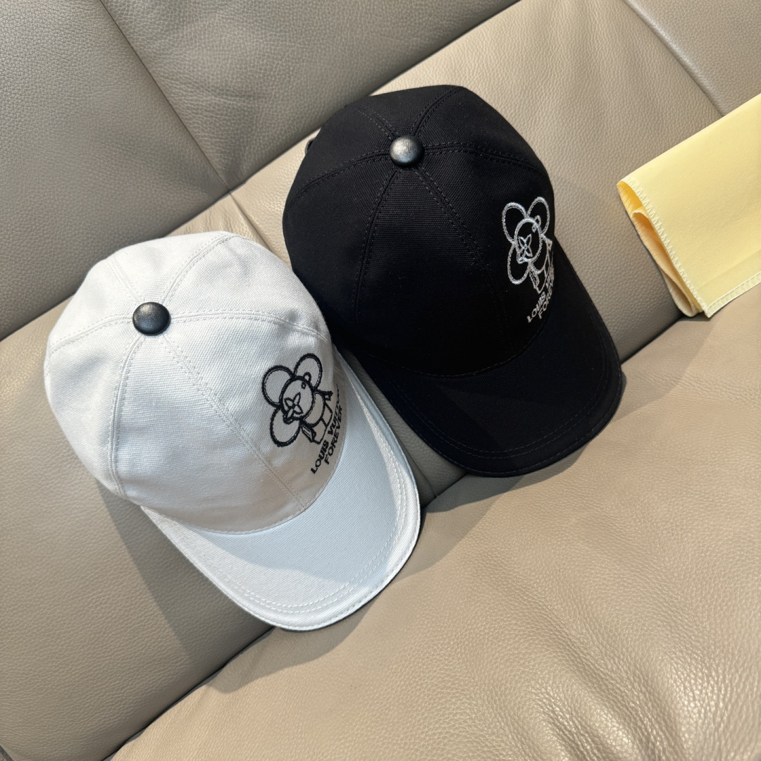 [TOP] Louis Vuitton LV Baseball Hat - 2 Color