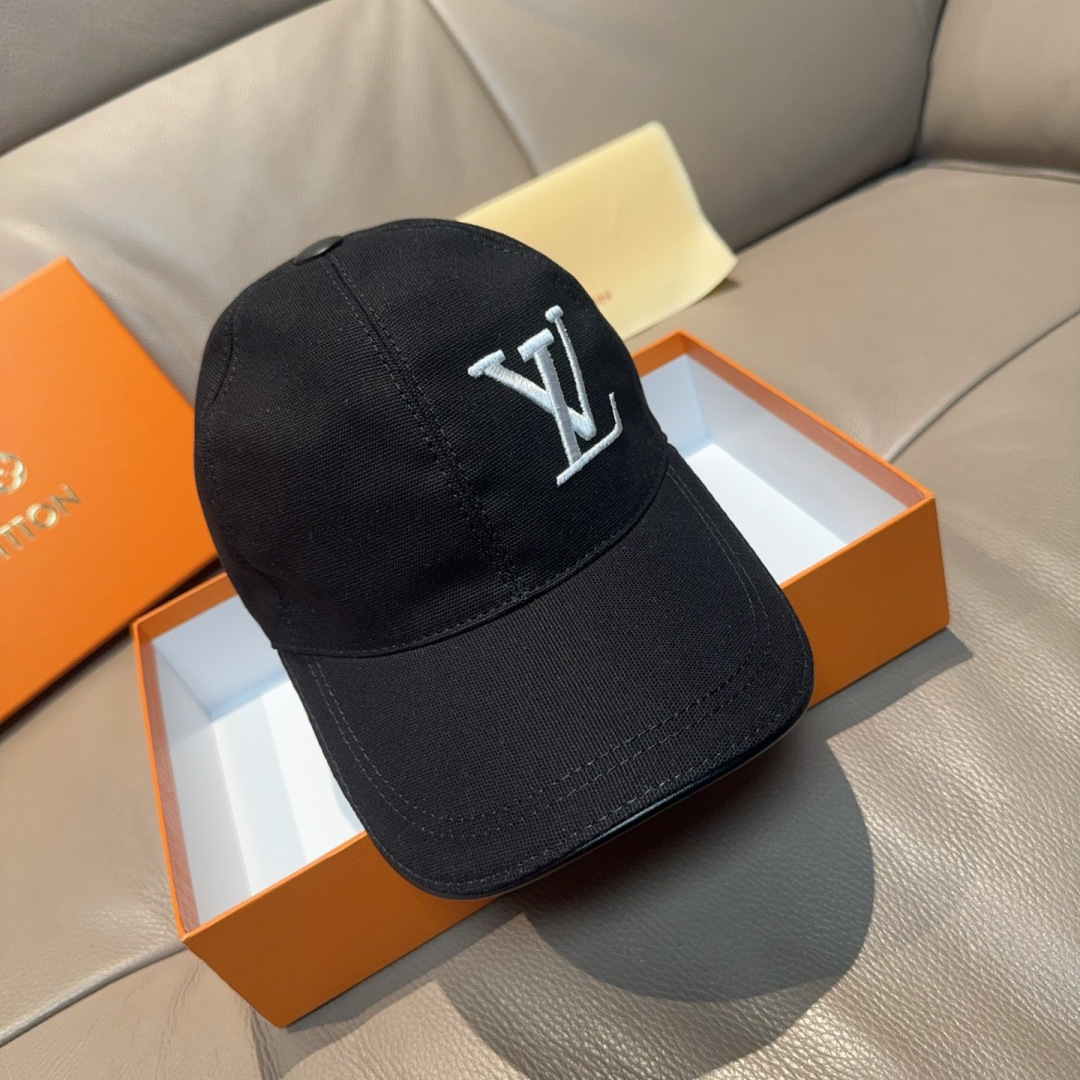 [TOP] Louis Vuitton LV Baseball Hat - 2 Color