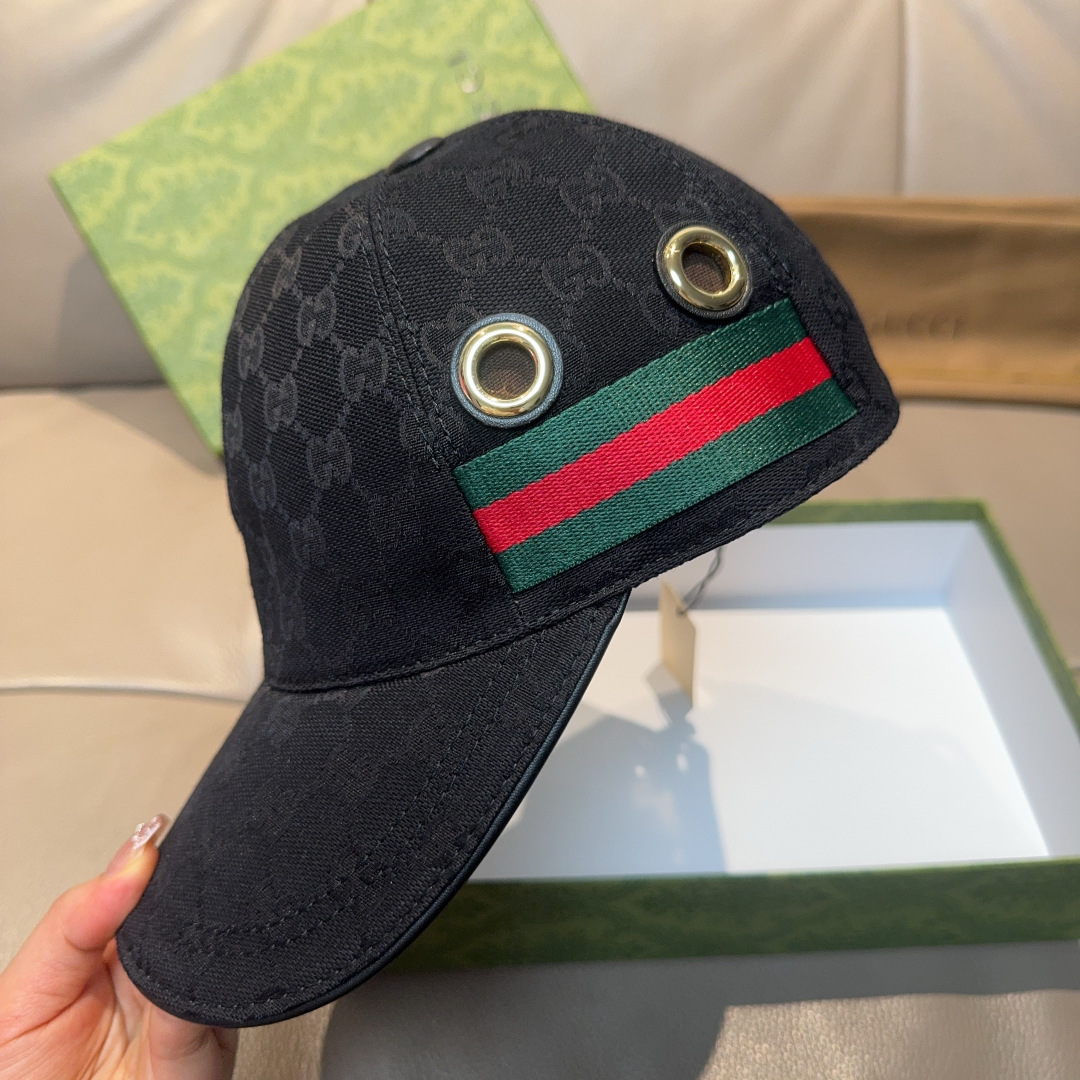 [TOP] GUCCI Classic Baseball Hat - 2 Colors
