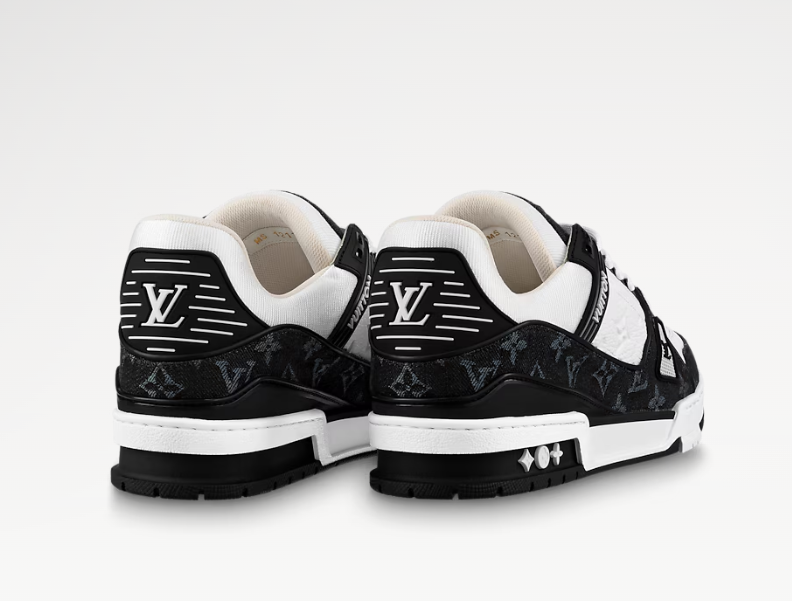 [TOP] Louis Vuitton LV Sneakers Cow Leather - White and Black