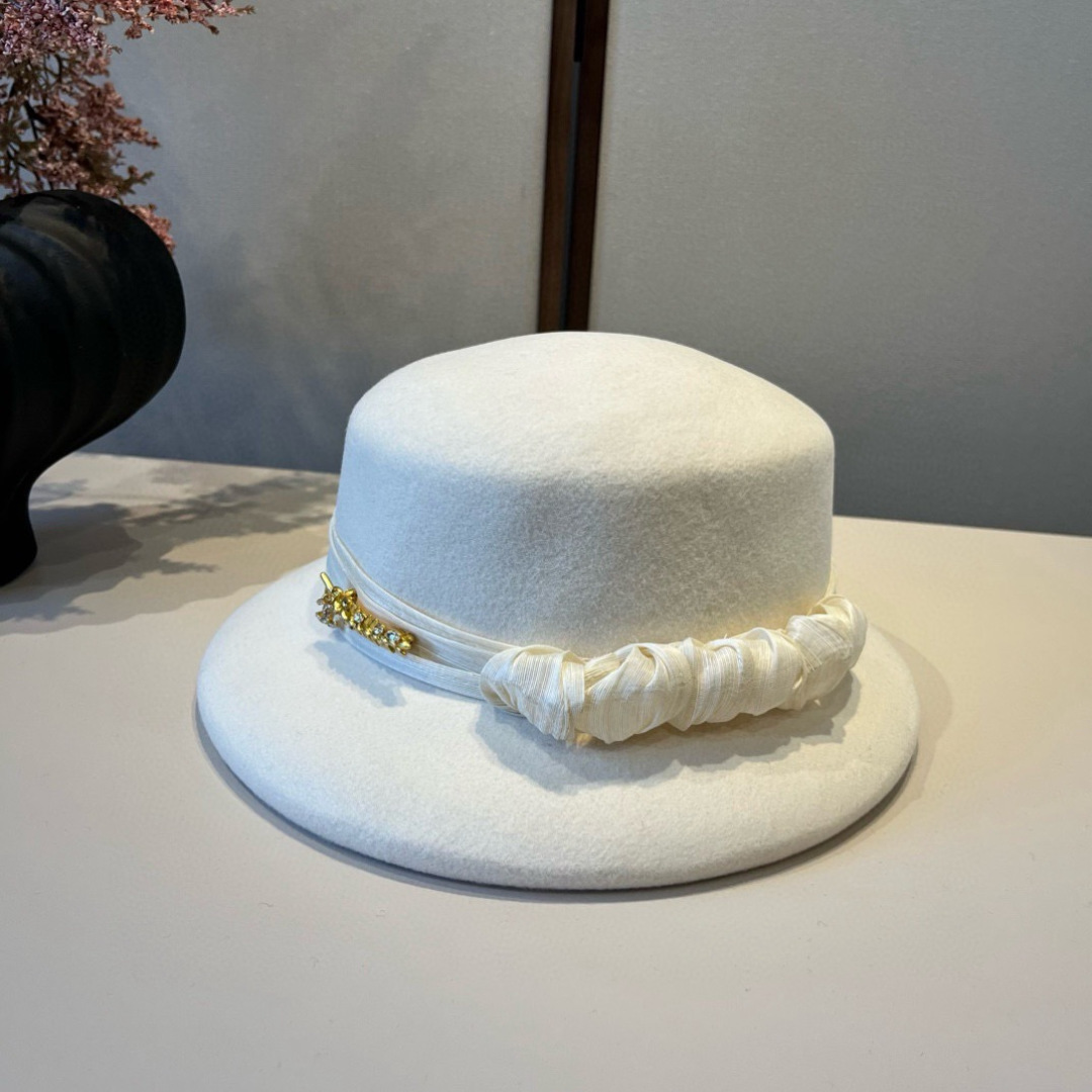 [TOP] CHANEL Wool Hat - 2 Color