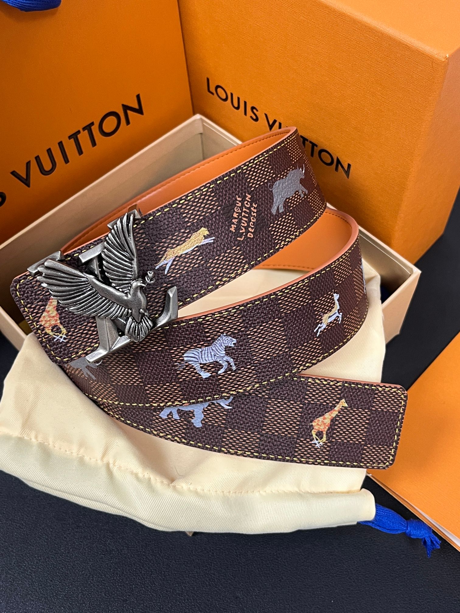 [TOP] Louis Vuitton LV Belt 4.0cm - 2 Colors