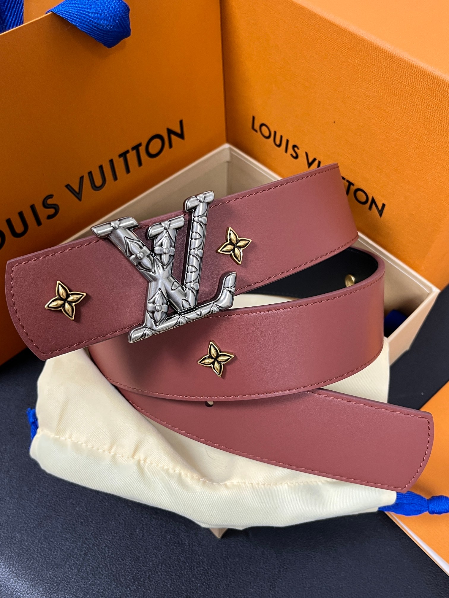 [TOP] Louis Vuitton LV Belt 4.0cm - 3 Colors