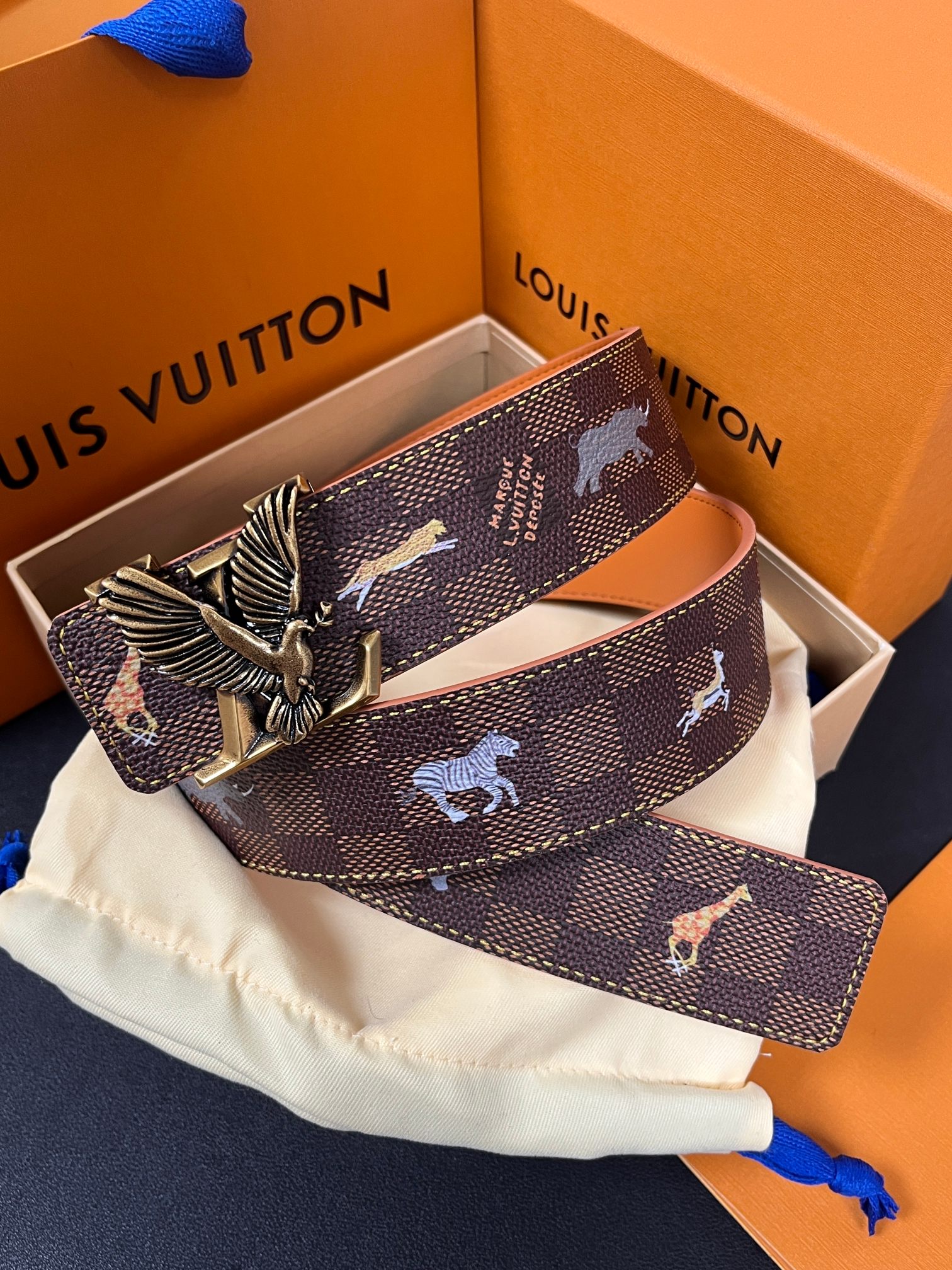 [TOP] Louis Vuitton LV Belt 4.0cm - 2 Colors
