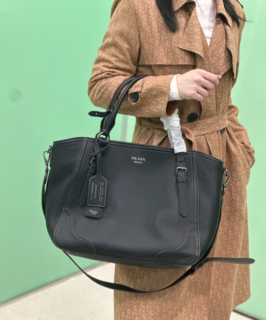 [TOP] PRADA Handbag 38x32x14cm- 5 Colors