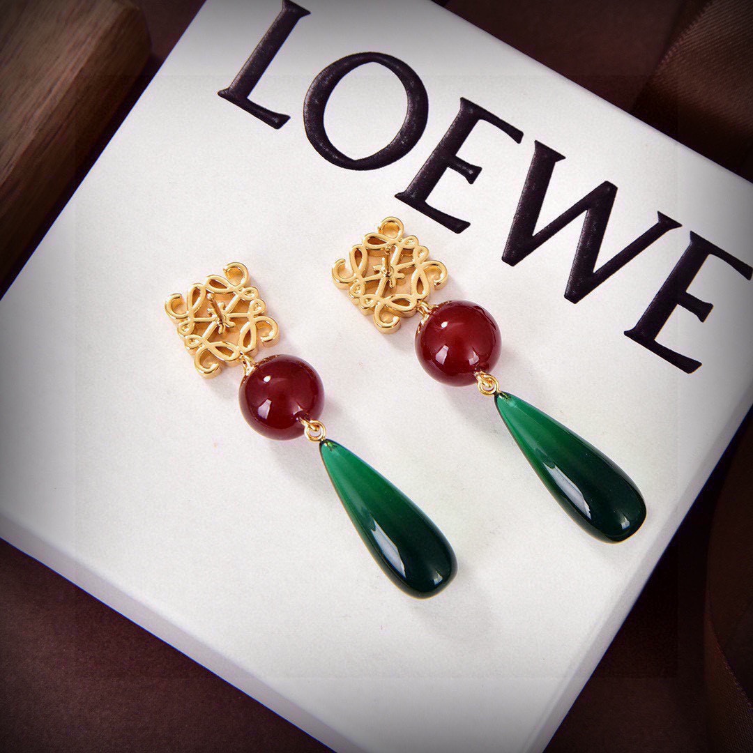 [TOP] LOEWE Earrings - Gold