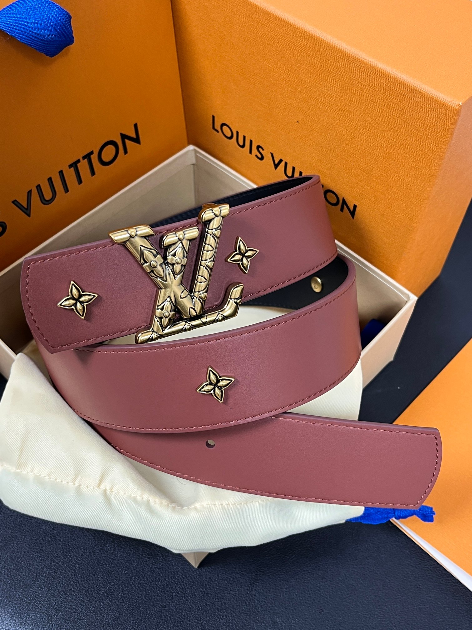 [TOP] Louis Vuitton LV Belt 4.0cm - 3 Colors