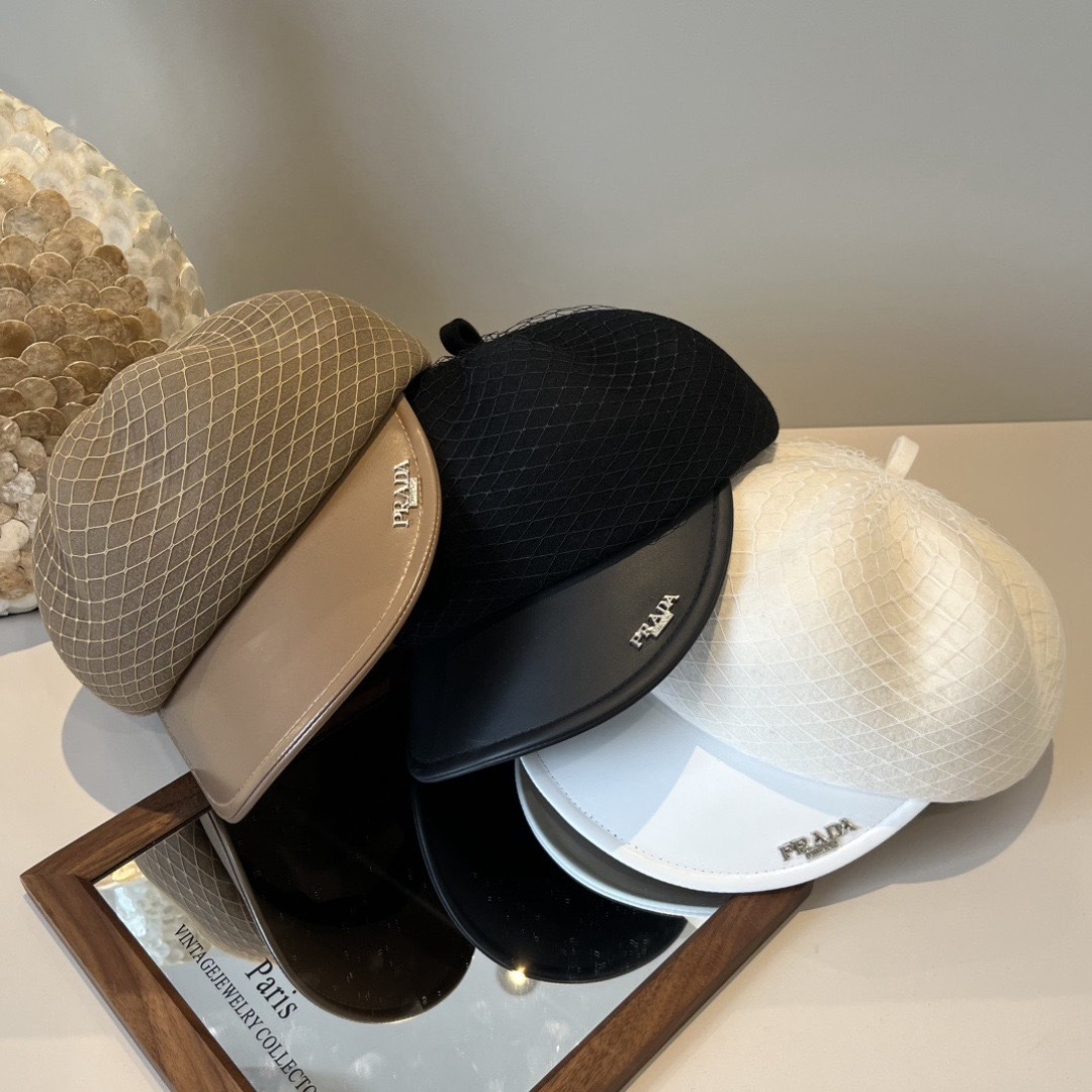 [TOP] PRADA Hat - 3 Colors