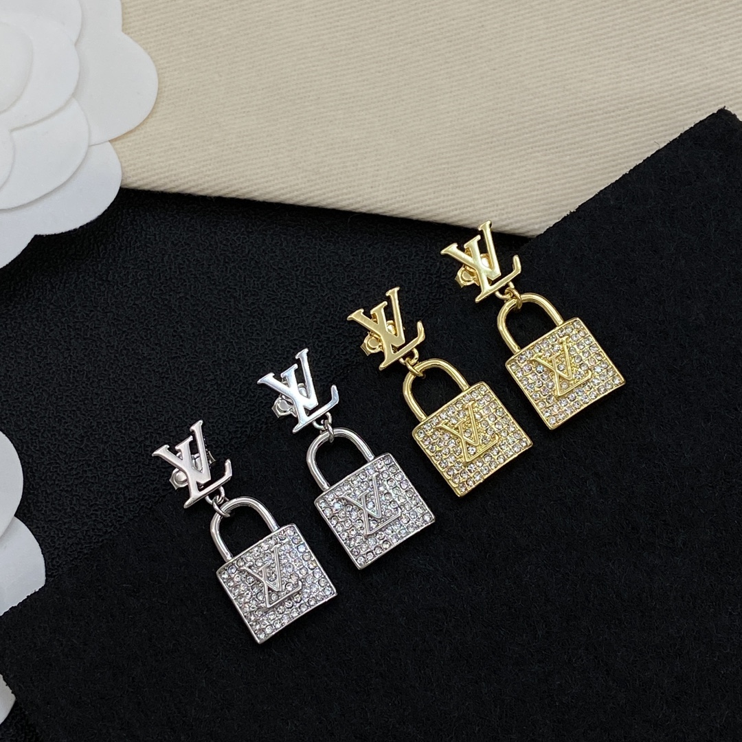 [TOP] Louis Vuitton LV Earrings - 2 Color