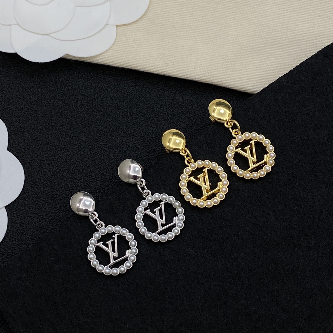[TOP] Louis Vuitton LV Earrings - 2 Color