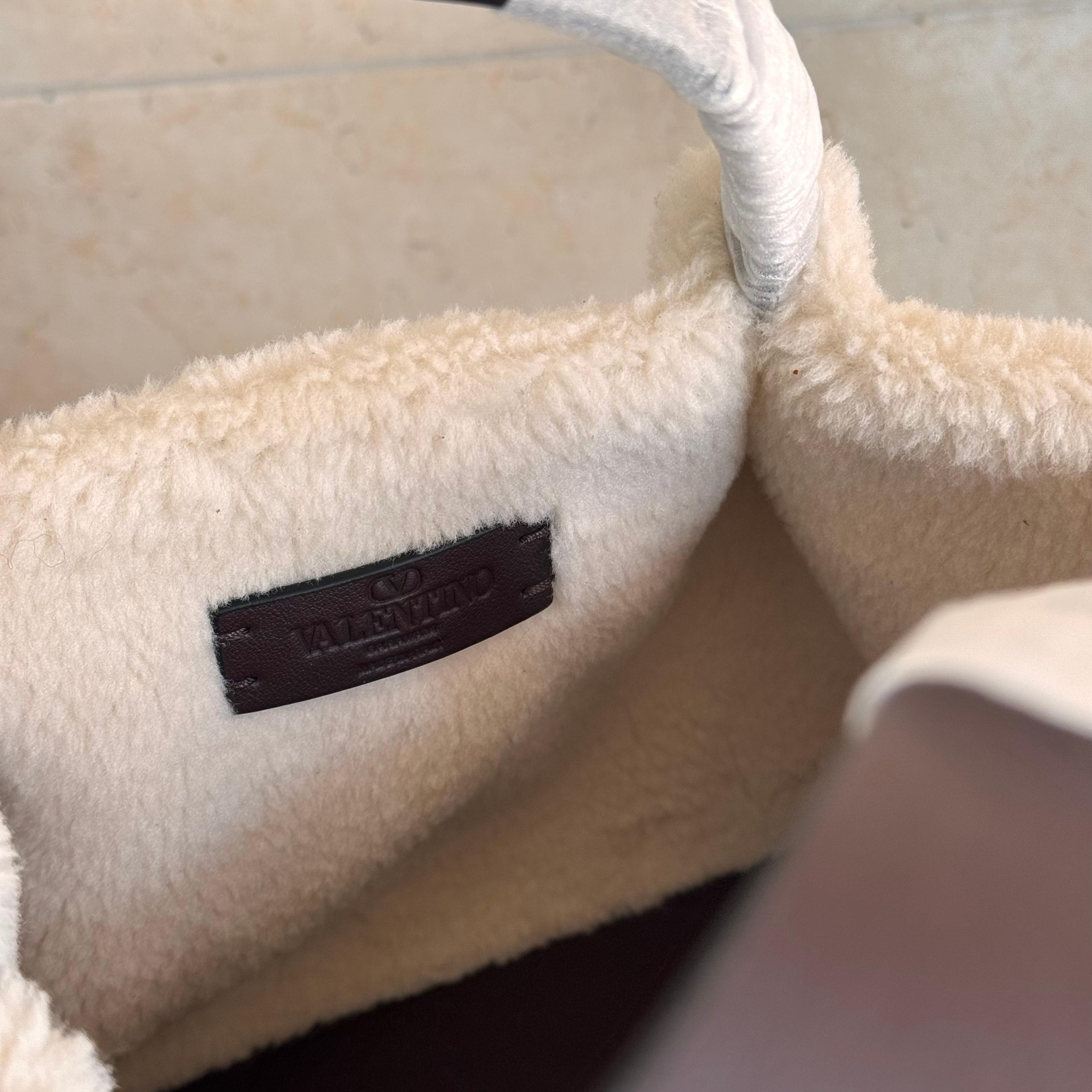 [TOP] VALENTINO Tote Bag 25x18x12cm/35x25x17cm - Brown