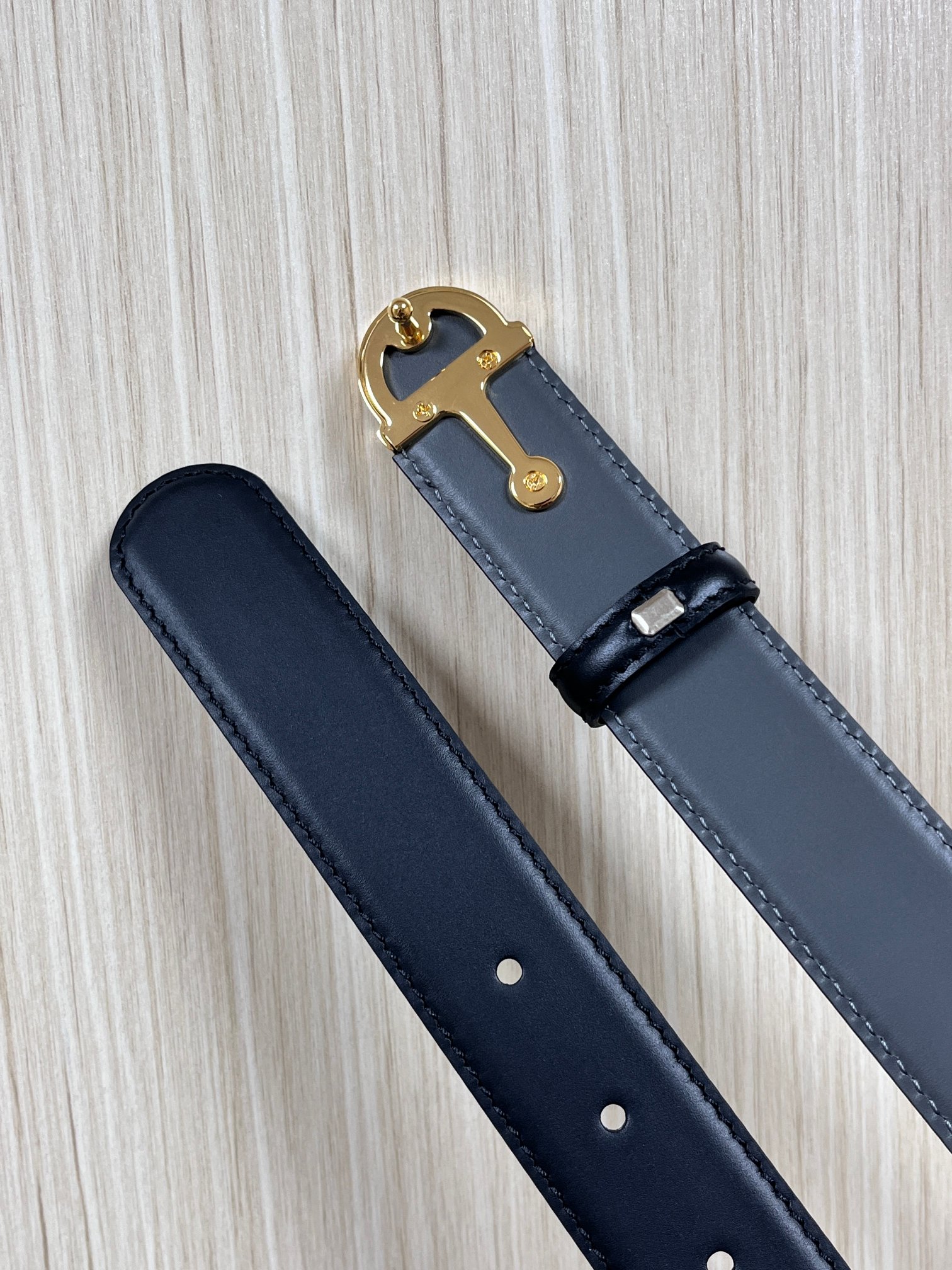 [TOP] GUCCI Classic Leather Belt - 3.0cm - Black