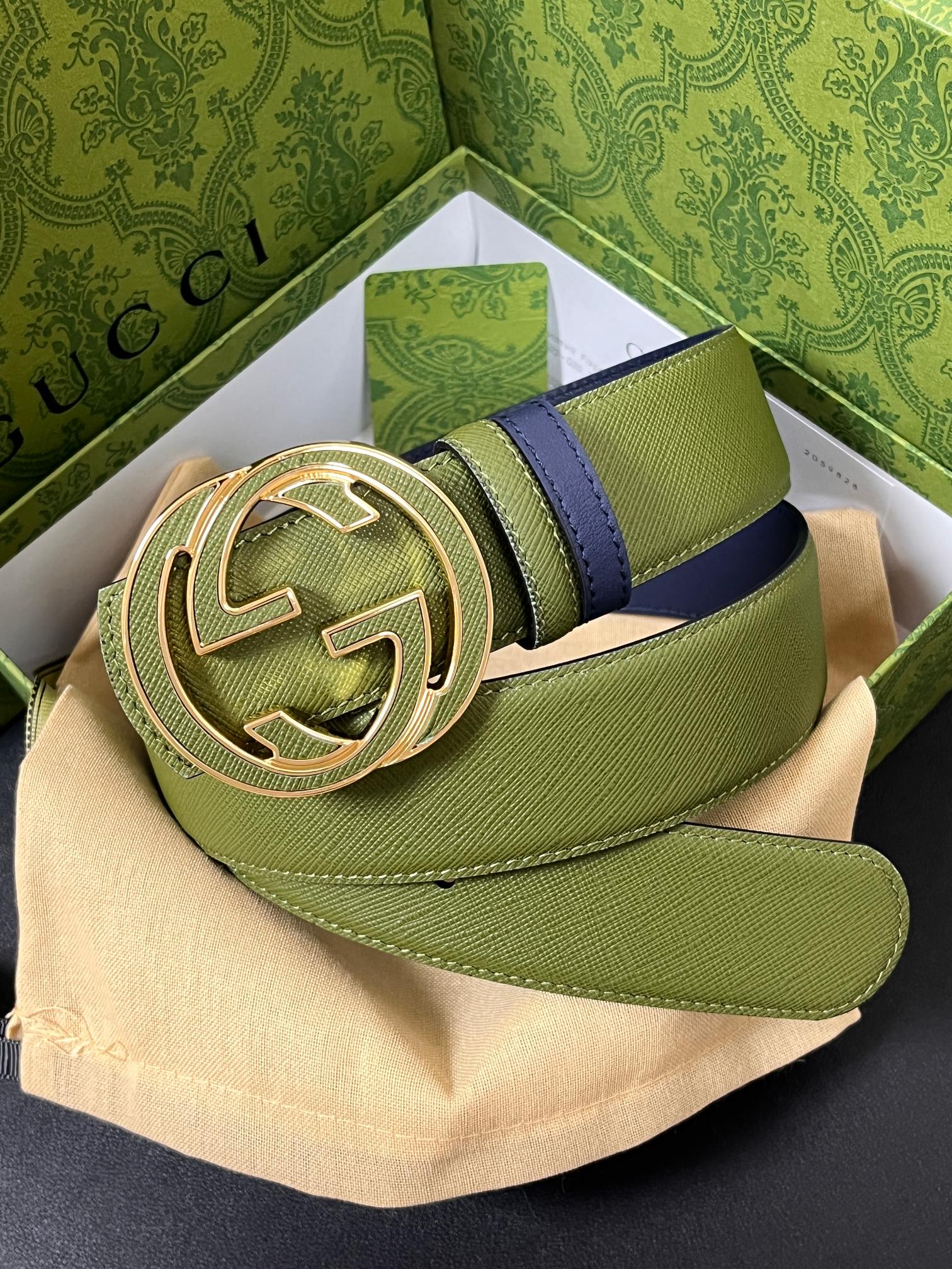 [TOP] GUCCI GG  Belt  - 4.0cm