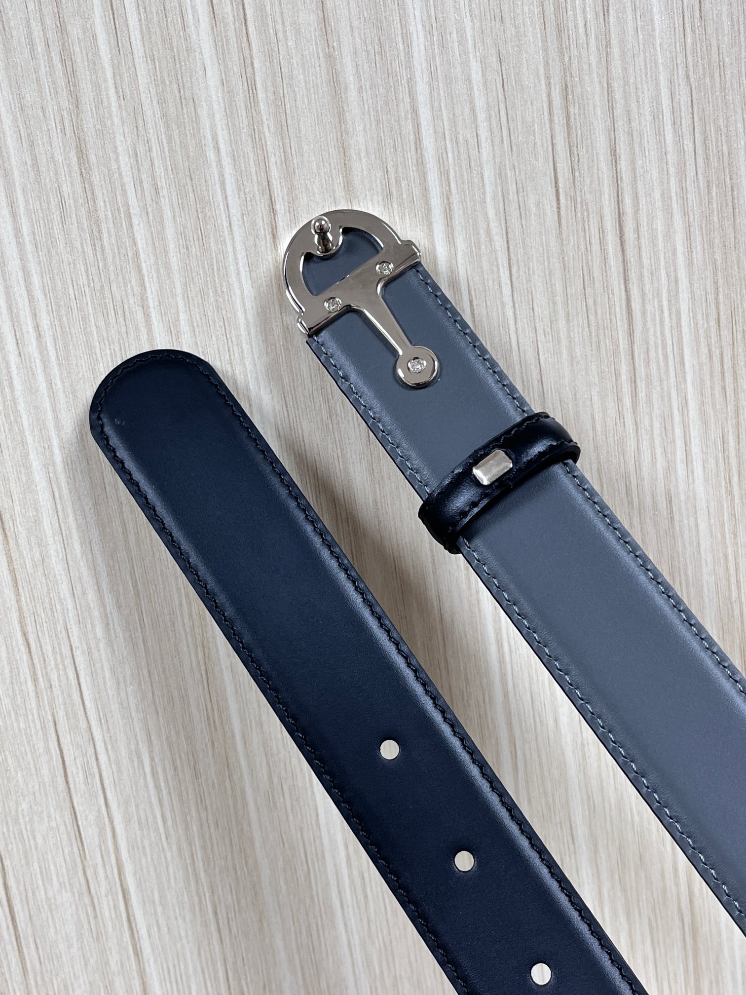 [TOP] GUCCI Classic Leather Belt - 3.0cm - Black