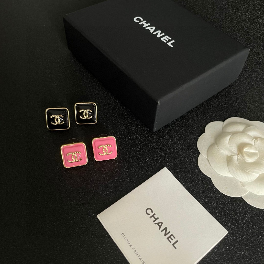 [TOP] CHANEL CC Earrings - 2 Color