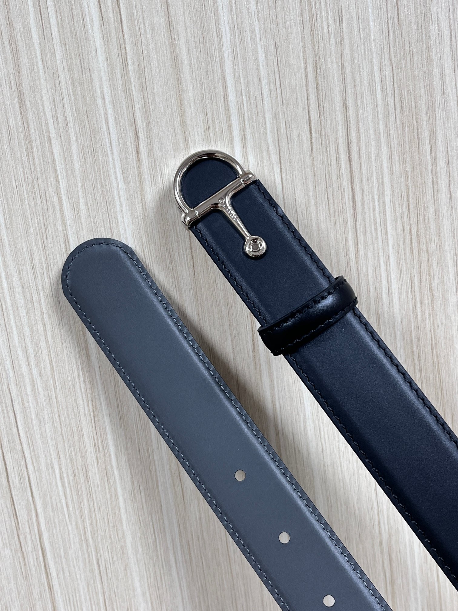 [TOP] GUCCI Classic Leather Belt - 3.0cm - Black