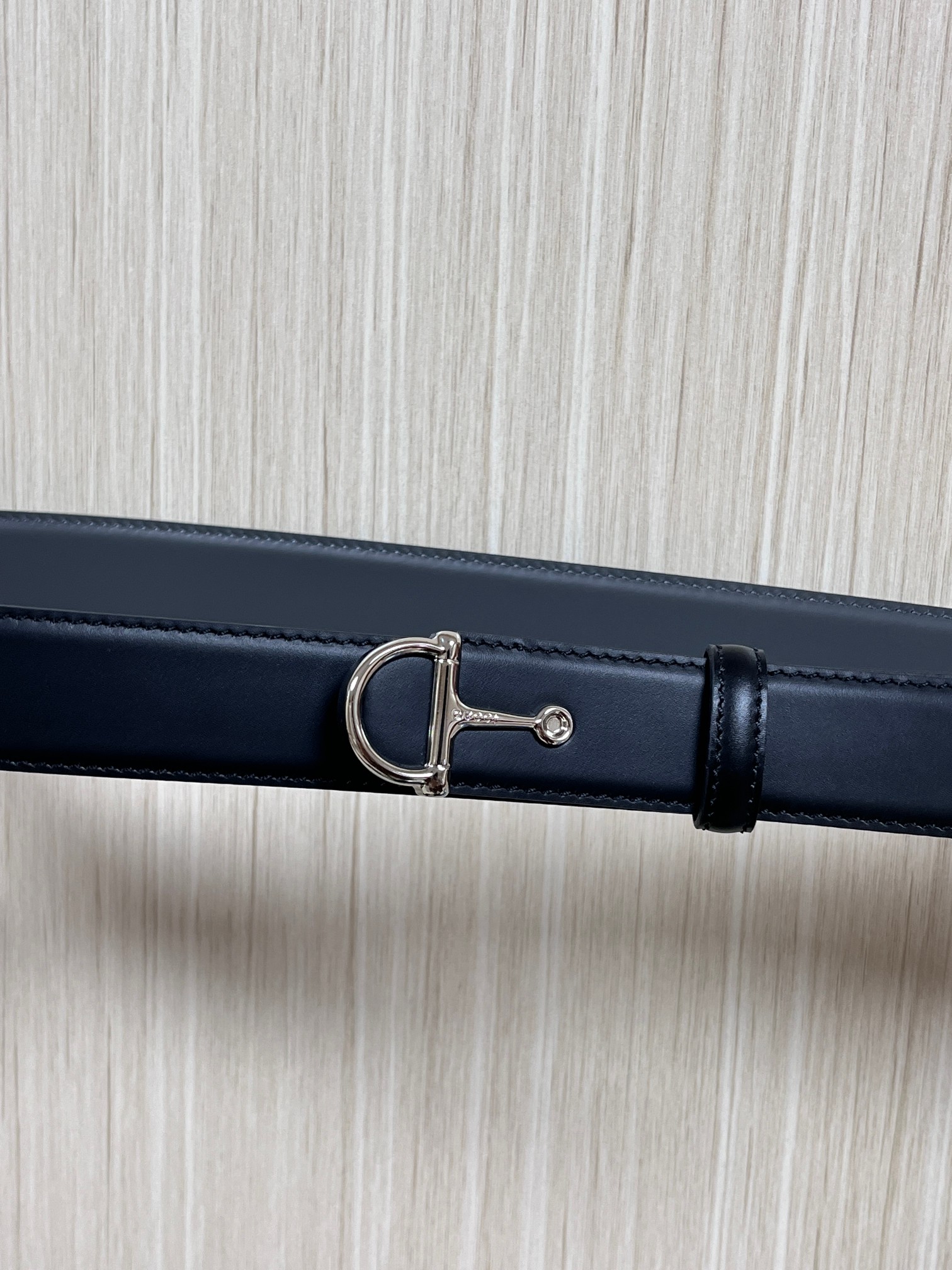 [TOP] GUCCI Classic Leather Belt - 3.0cm - Black