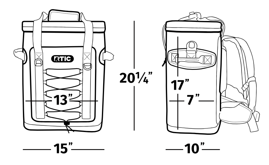 Backpack Cooler 30 Can - mmstore