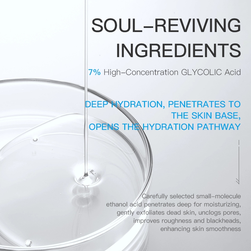 ICE LERSKIN Toner 7% Glycolic Acid Whitening and Exfoliate Skincare 100ML