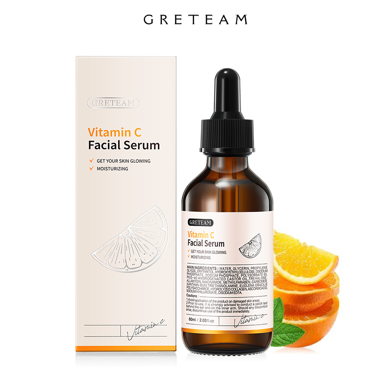 【Hot Sale】GreTeam Vitamin C Facial Serum Essence Moisturize Skincare Moisturzing 30ml