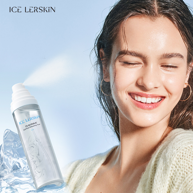ICE LERSKIN Toner 7% Glycolic Acid Whitening and Exfoliate Skincare 100ML