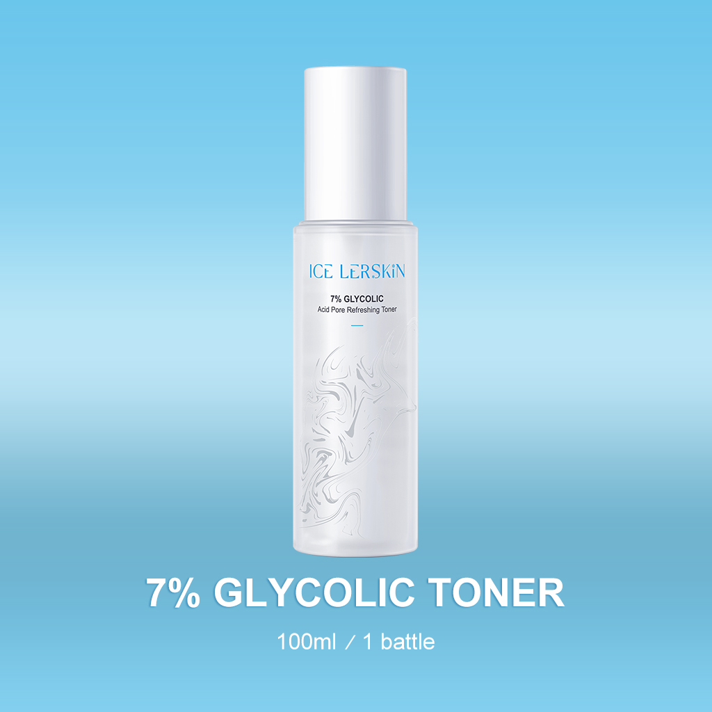 ICE LERSKIN Toner 7% Glycolic Acid Whitening and Exfoliate Skincare 100ML