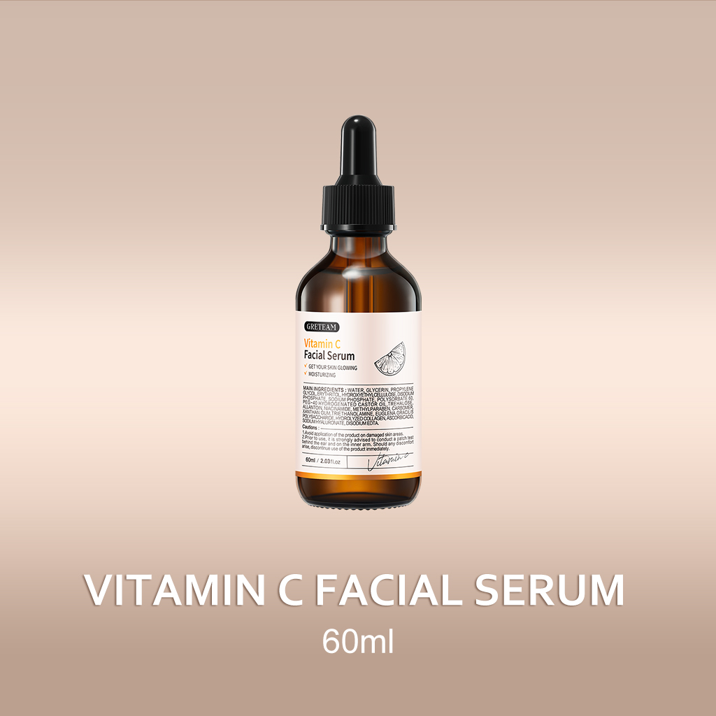 【Hot Sale】GreTeam Vitamin C Facial Serum Essence Moisturize Skincare Moisturzing 30ml