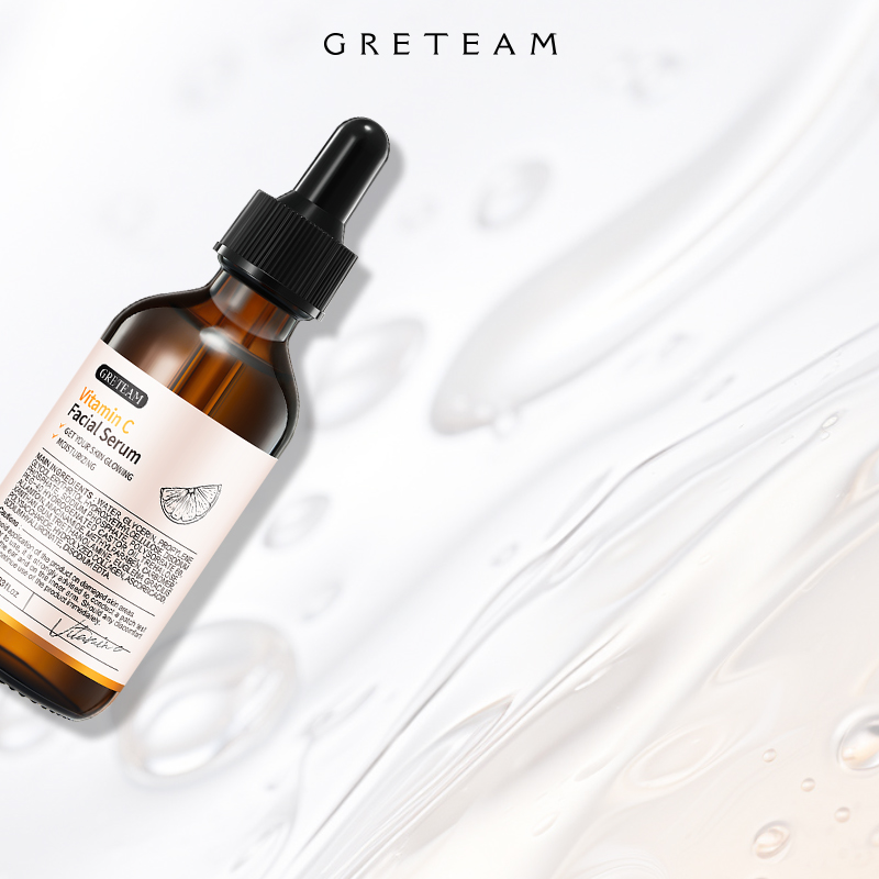 【Hot Sale】GreTeam Vitamin C Facial Serum Essence Moisturize Skincare Moisturzing 30ml