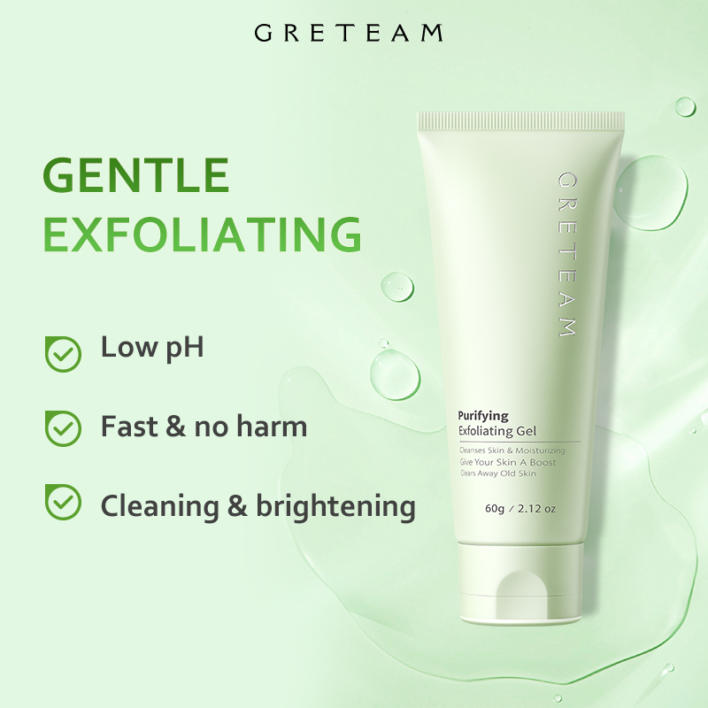 GreTeam Purifying Exfoliating Gel Moisturizing Cleanses Skin Give Your Skin A Boost Clears Away Old Skin